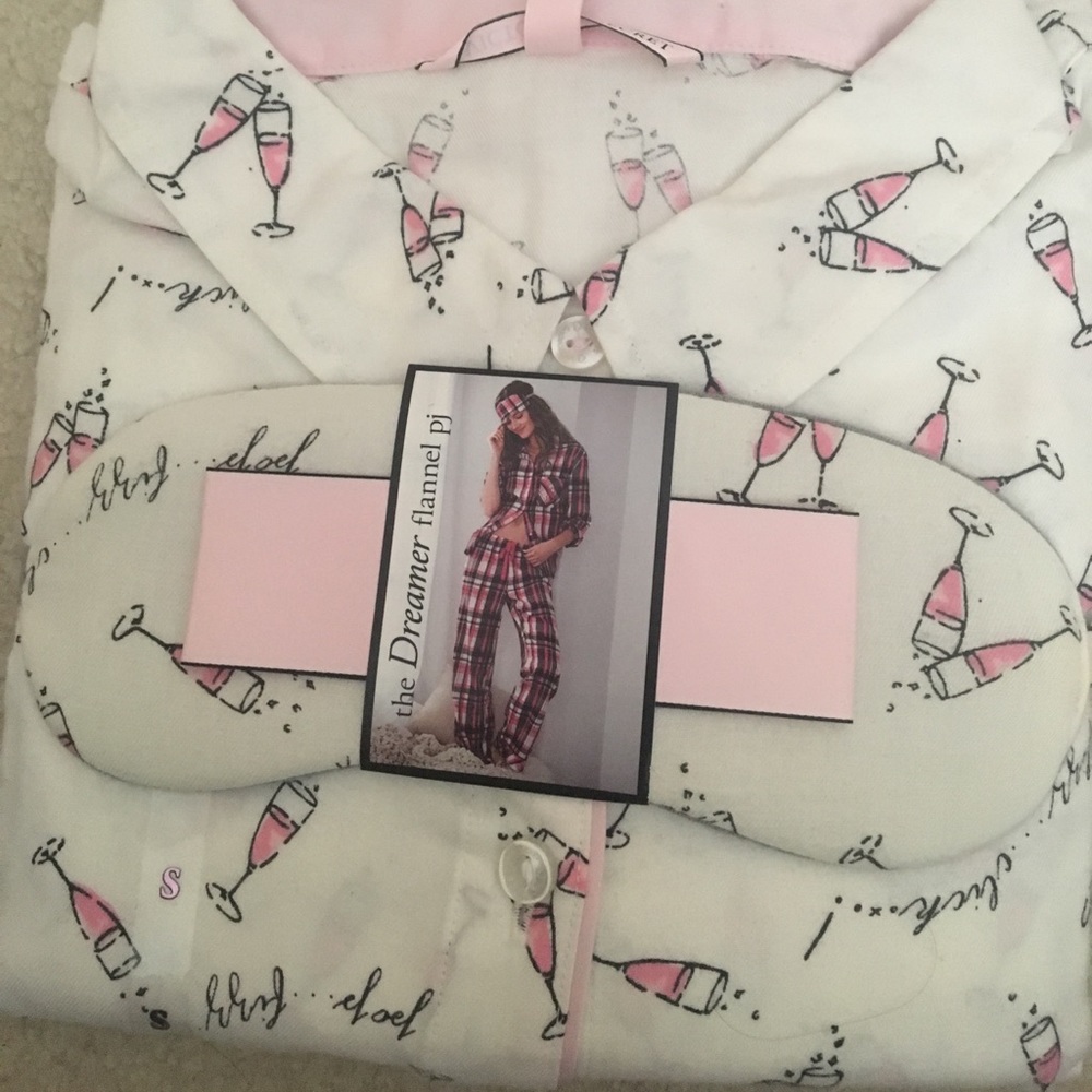 Brand New! Victoria's Secret champagne pajamas