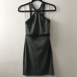 ✨Topshop army green body con dress✨