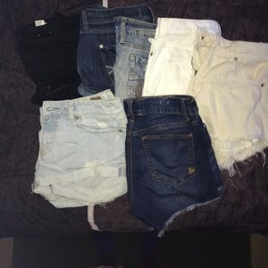 Size 8 shorts, various brands