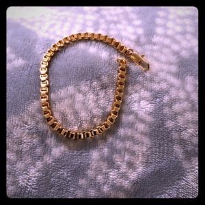 New 18k gold filled unisex chain bracelet