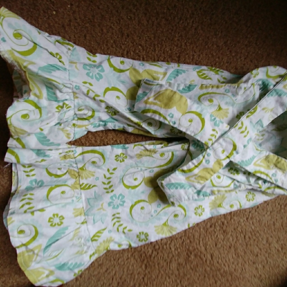 Jumpsuit type homemade crisscross outfit