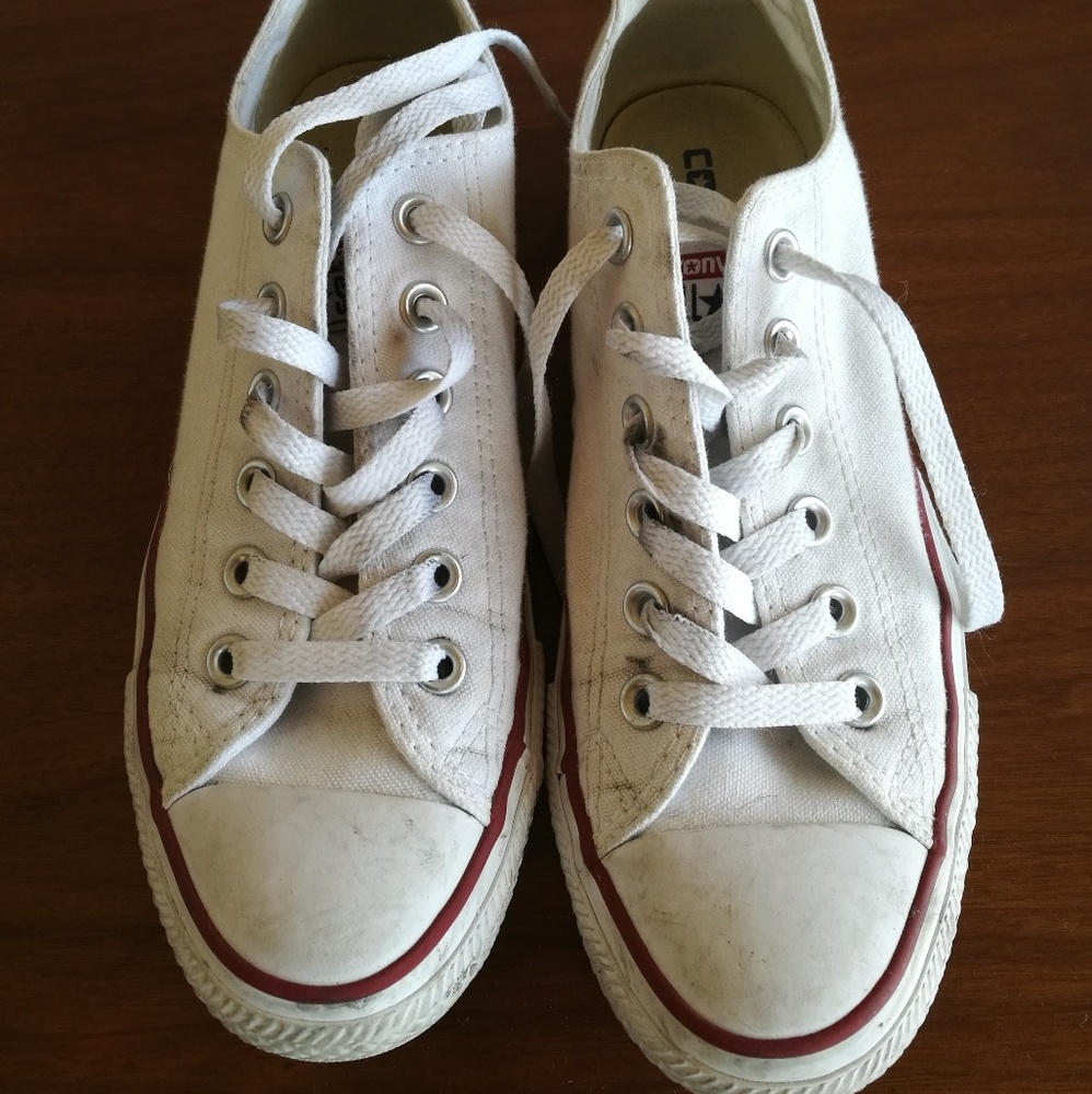 White Converse Classics