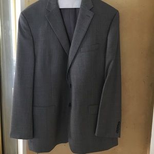 Ralph Lauren Silk/Wool Blend Suit Jacket Gray