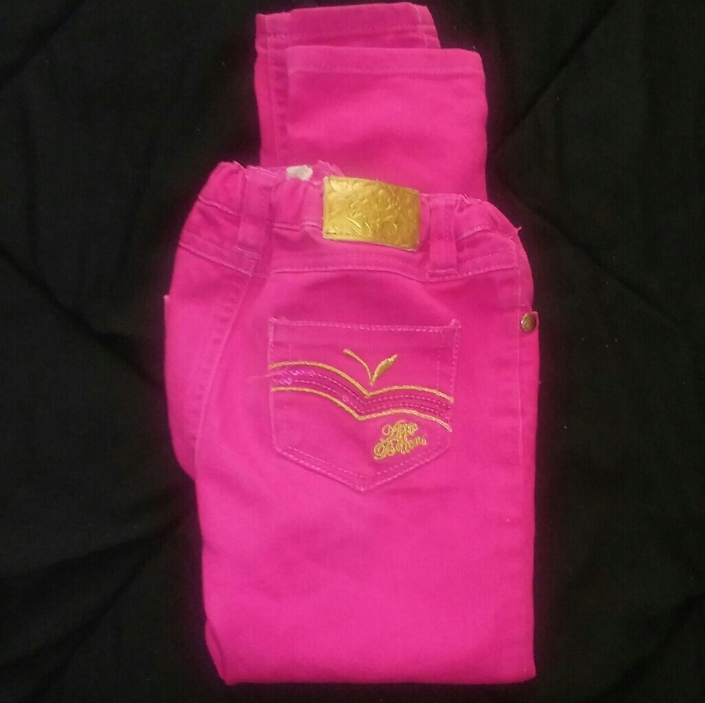 Pink Apple Bottoms Jeans