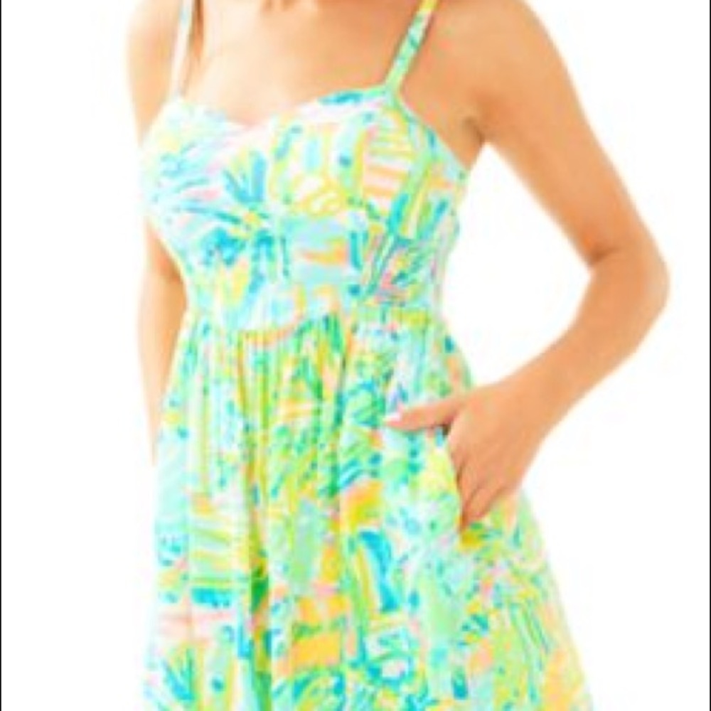 Christine Dress Multi Sea Salt and Sun