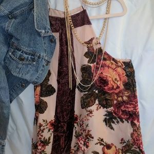 Funky velvet accents