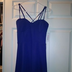 Royal blue dress