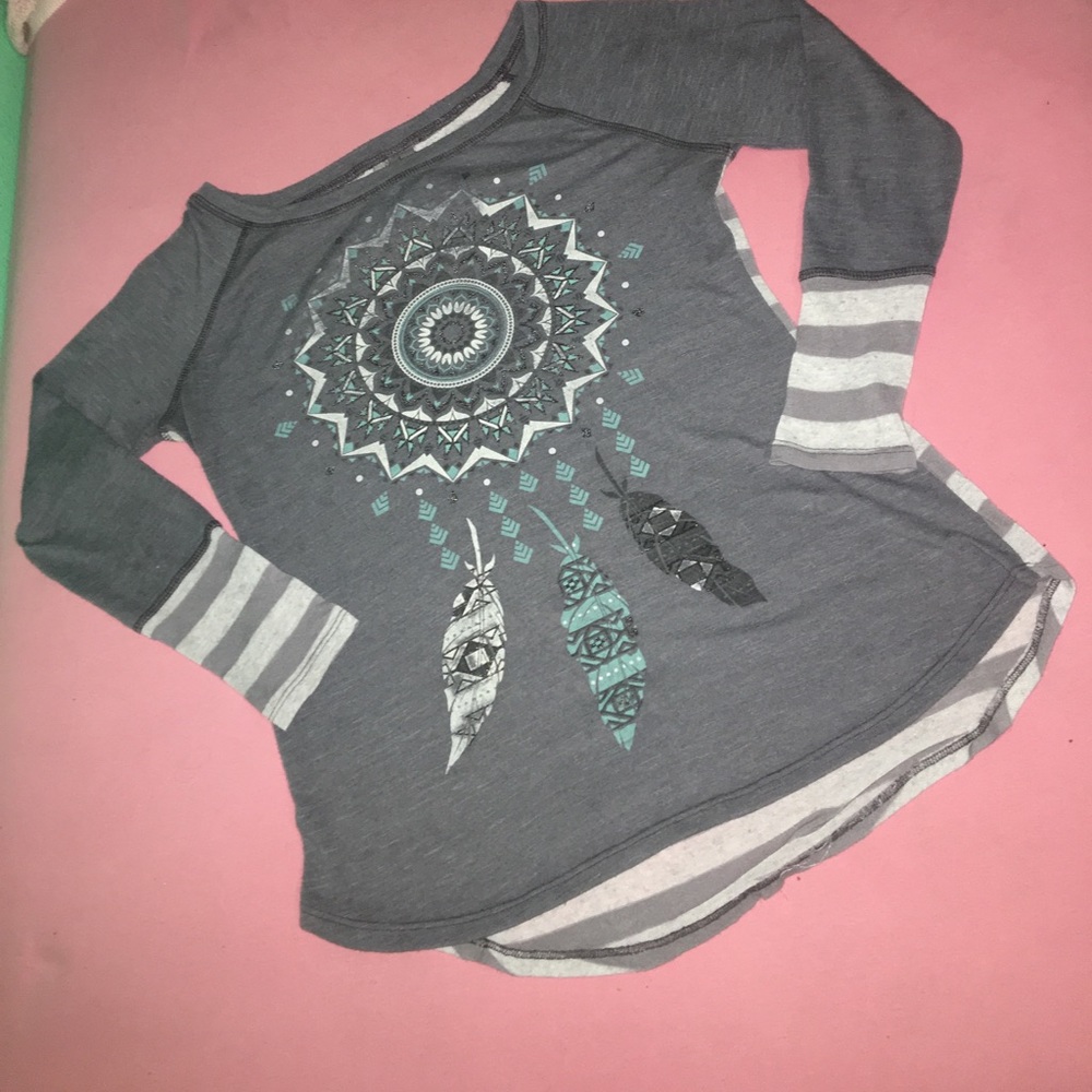 Long Sleeve Stripped "Dream Catcher "