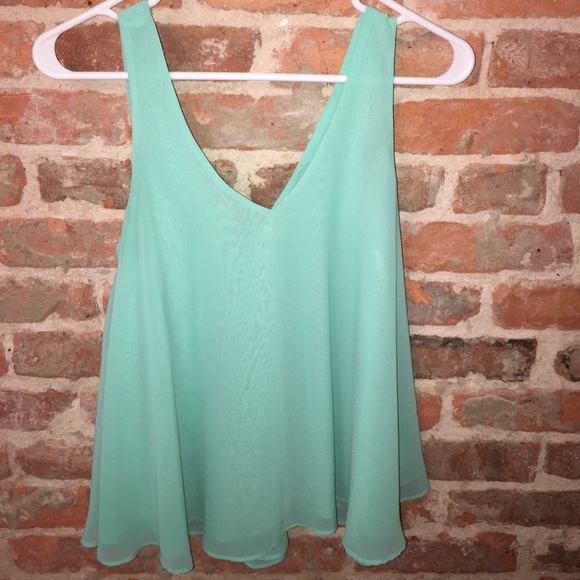 Mint green tank - Picture 1 of 2