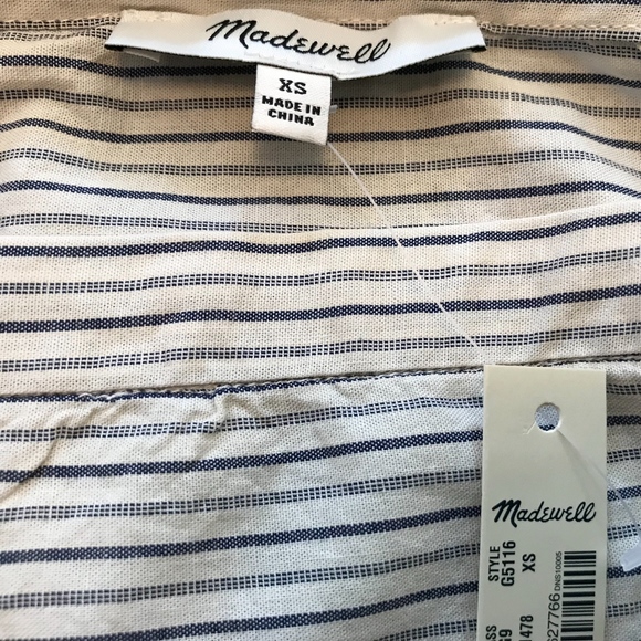 MADEWELL OFF THE SHOULDER TOP *NEW* - Picture 4 of 4