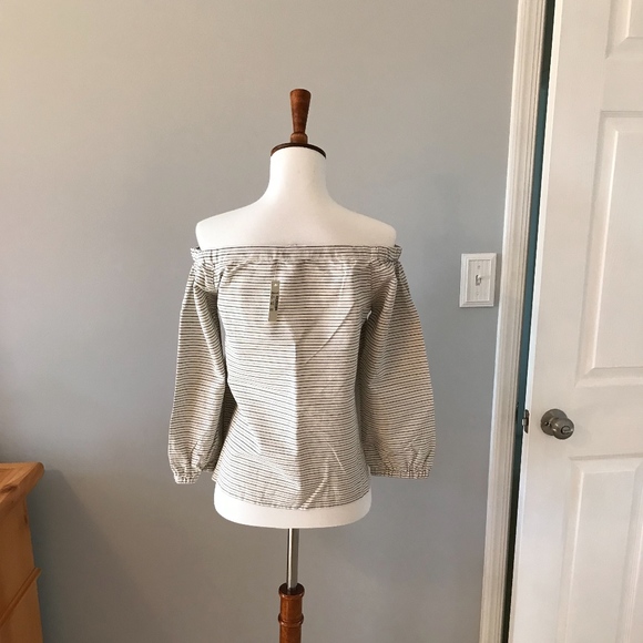 MADEWELL OFF THE SHOULDER TOP *NEW* - Picture 3 of 4