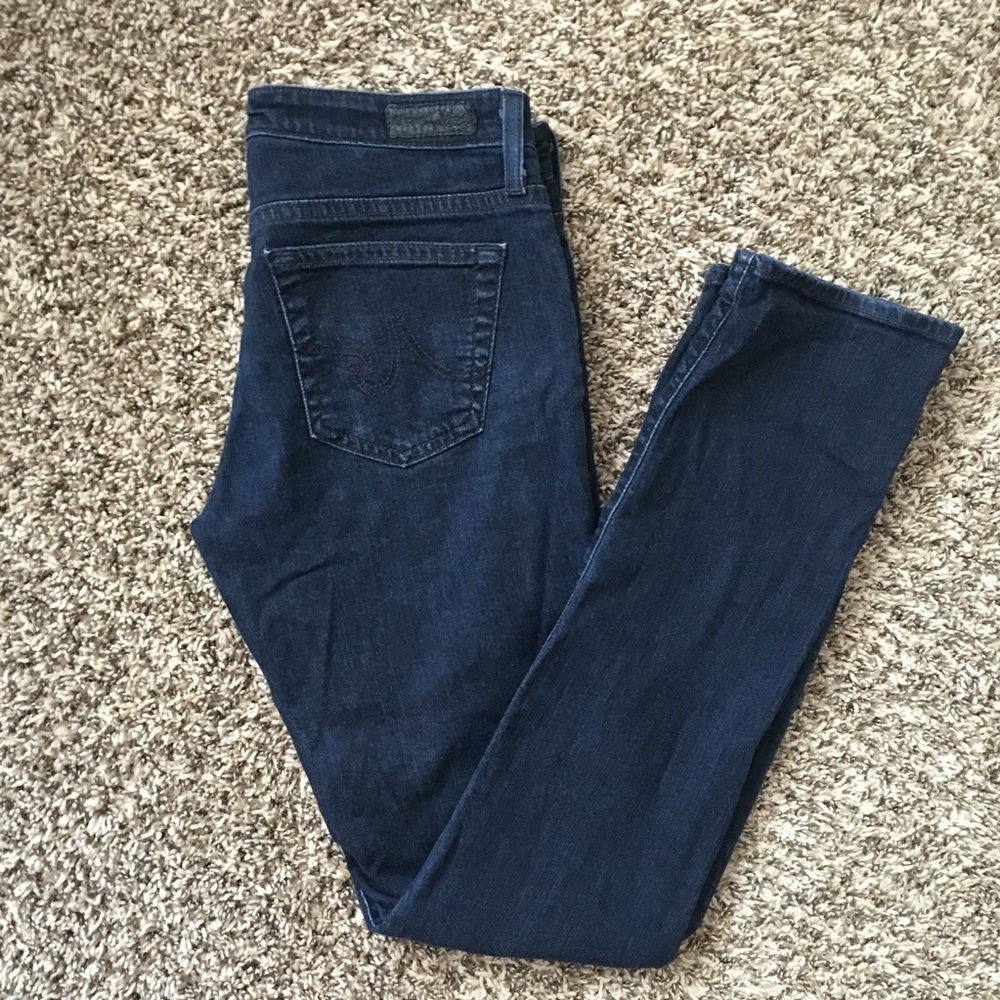 AG Dark Slim Straight Jeans size 27