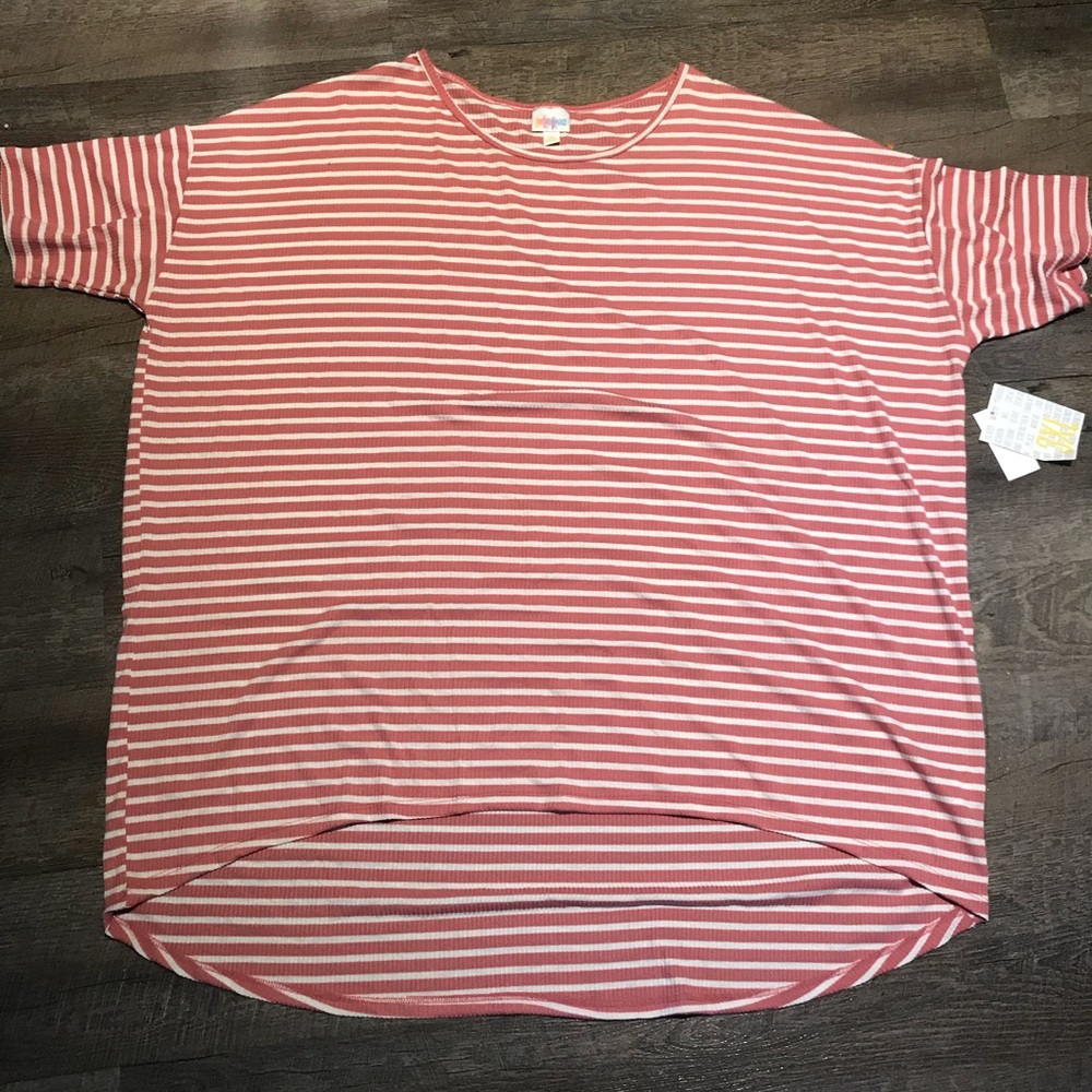 Pink Striped LuLaRoe Irma