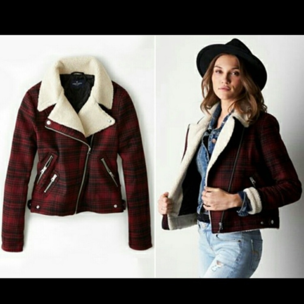 American Eagle plaid jacket