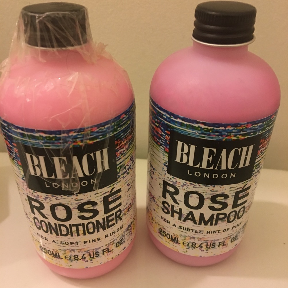 Bleach London rose shampoo and conditioner