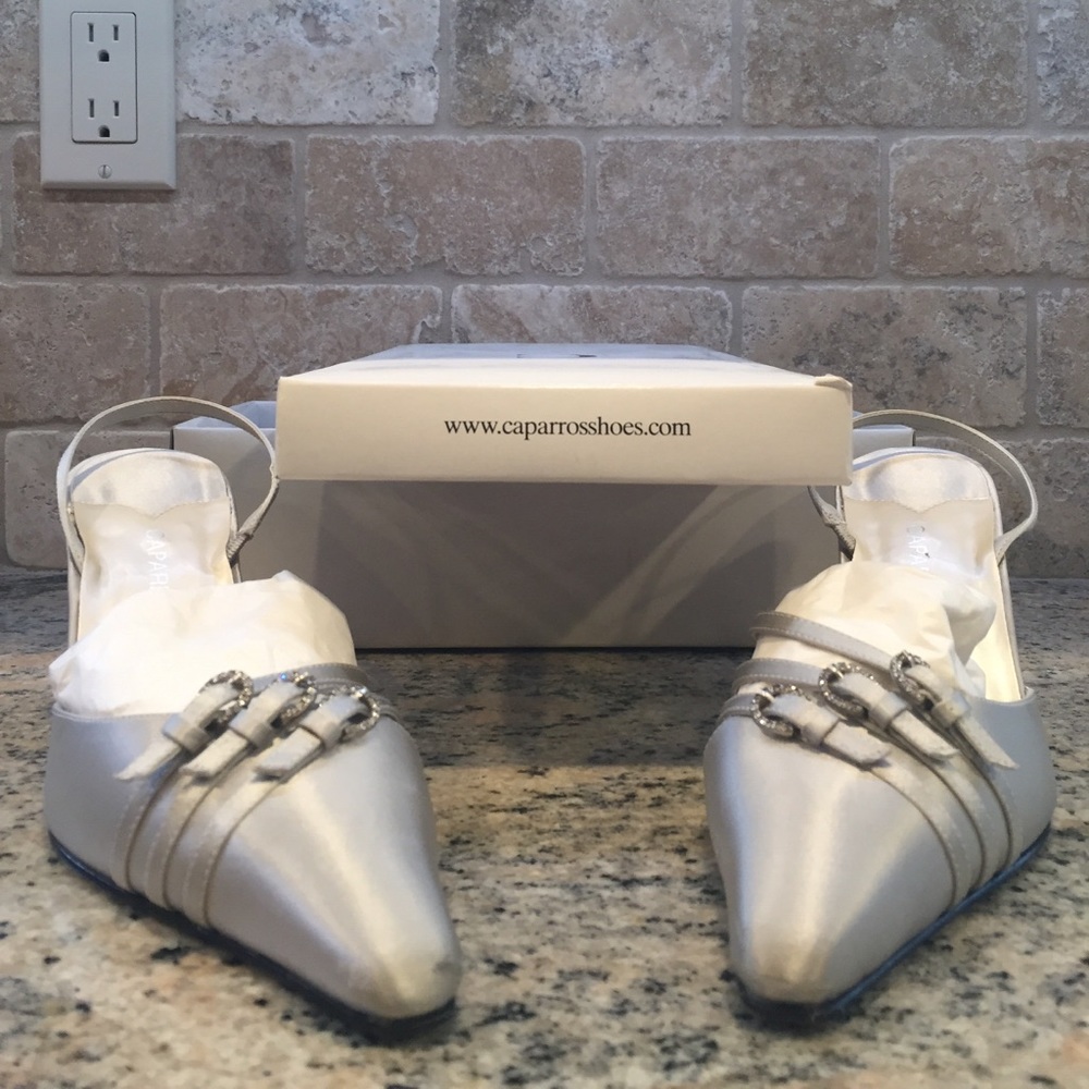 Caparros Platinum High Heels (women’s size 8)