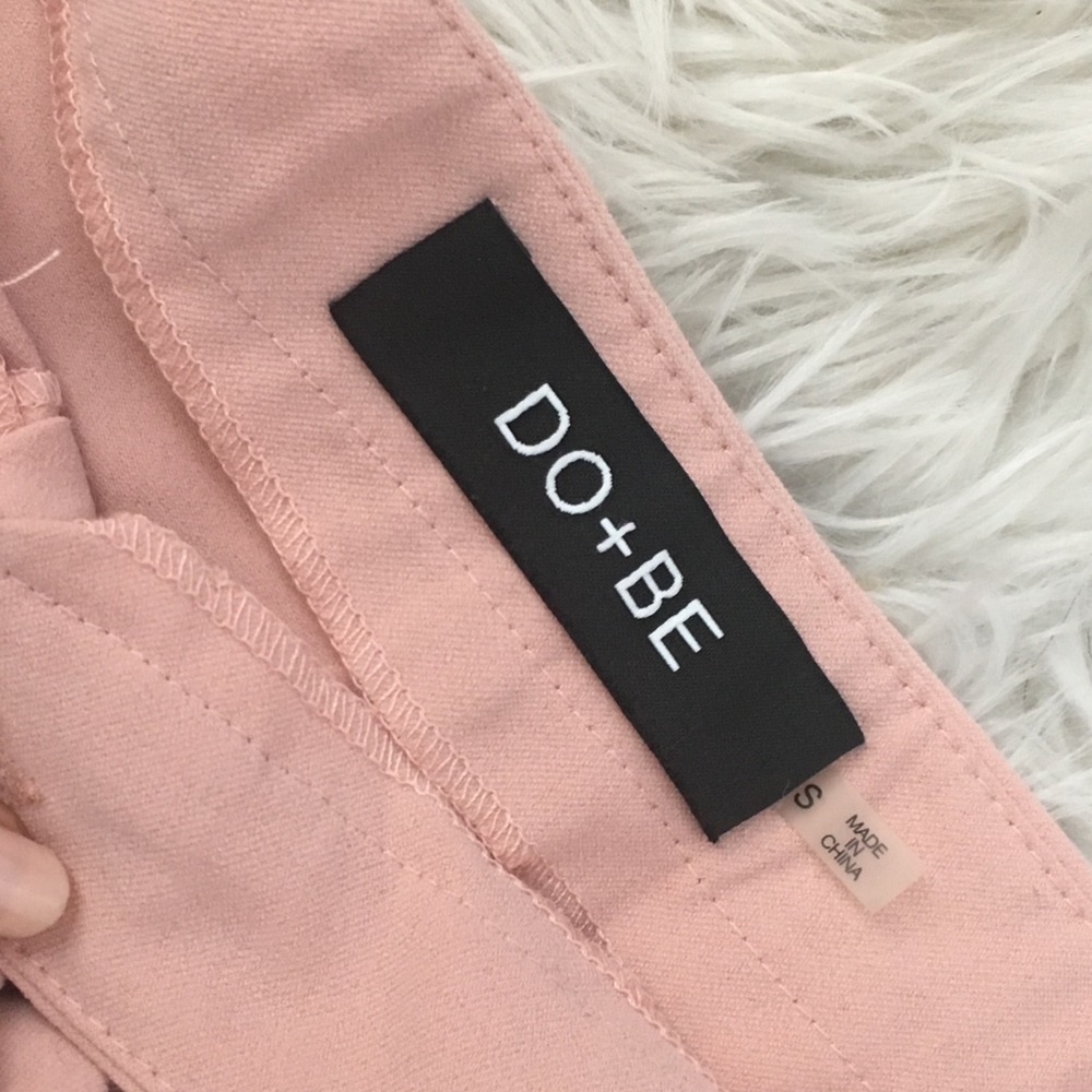 Do + Be High Waisted Pink Trousers
