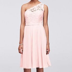 Davids Bridal Bridesmaid Dress - Petal Metalic