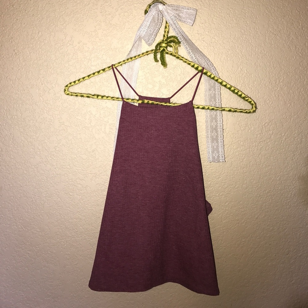 Halter neck tank top