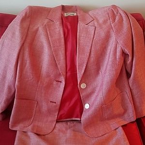 Two piece kasper skirt suit 25 inch long