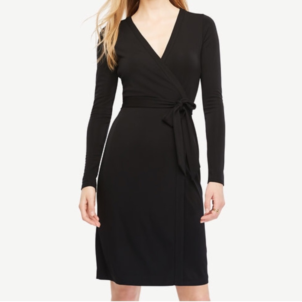 Always On Wrap Dress Ann Taylor