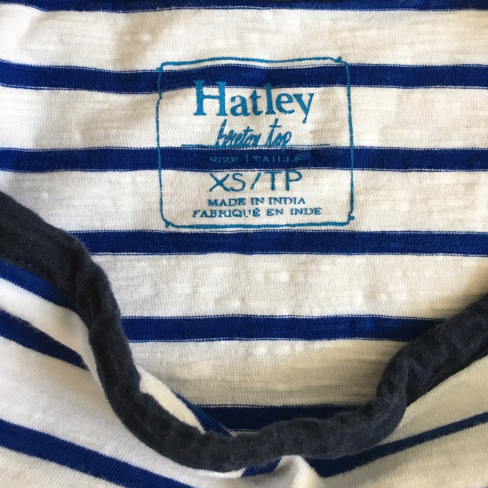 🎉HP🎉 Hatley "Breton" 3/4 sleeve boatneck shirt - Picture 2 of 7