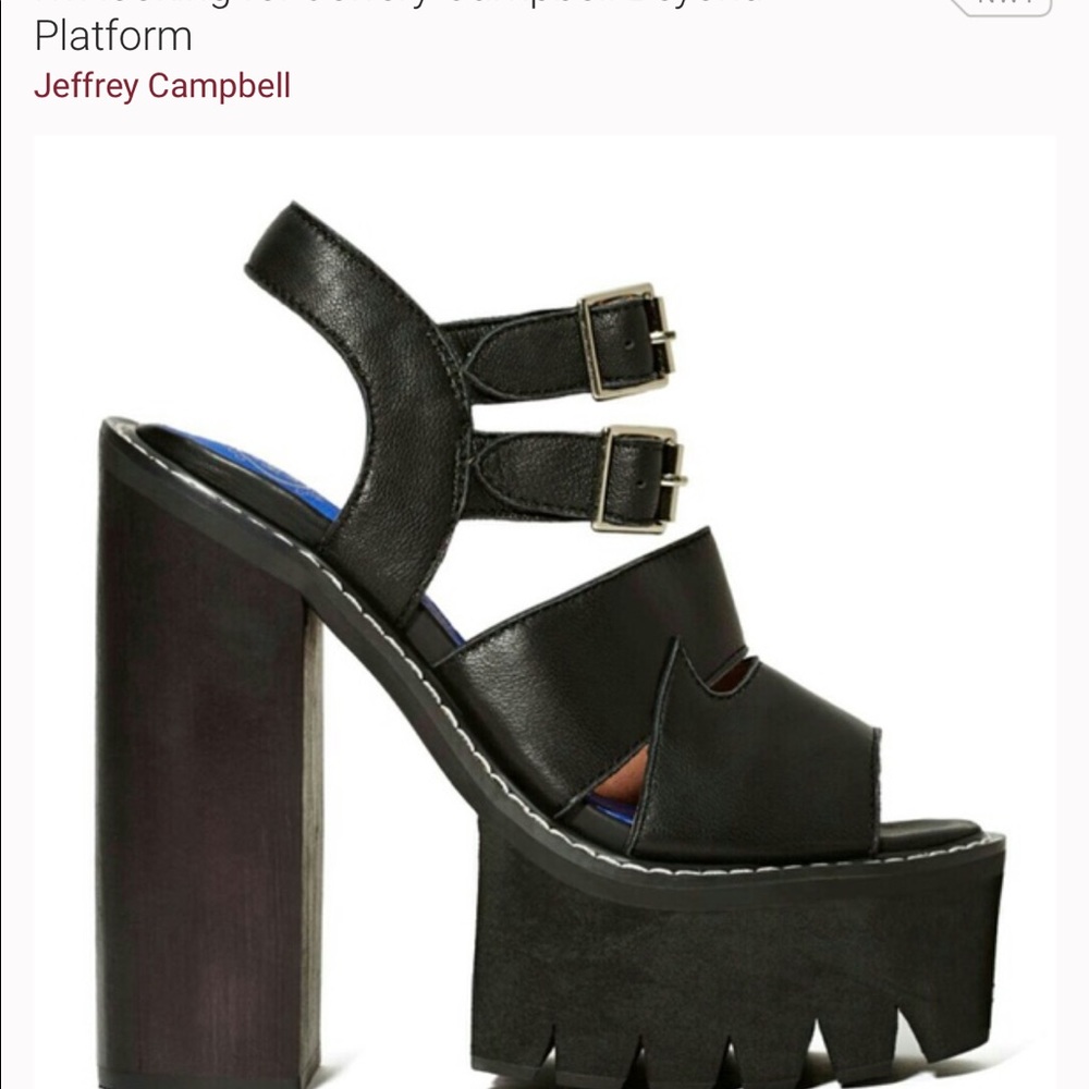 I'm looking for Jeffery Campbell Beyond Platform