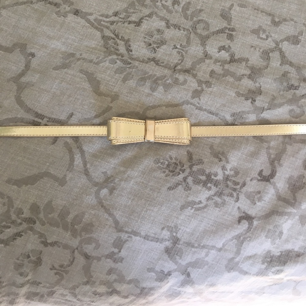 Gold lilly pulitzer bow belt NWOT