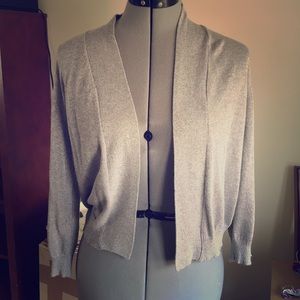 *Lowest Price* Silver Sparkle 3/4 Sleeve Cardigan