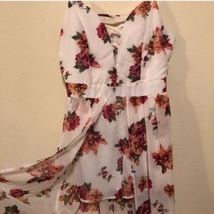 Floral Romper | peekaboo cutout