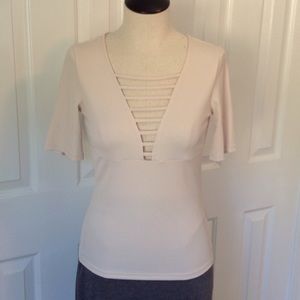 BOGO‼️Cream/ivory pretty top!