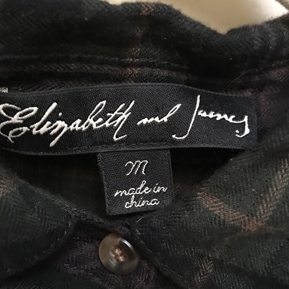ELIZABETH AND JAMES COTTON FLANNEL SHIRT - Picture 2 of 5
