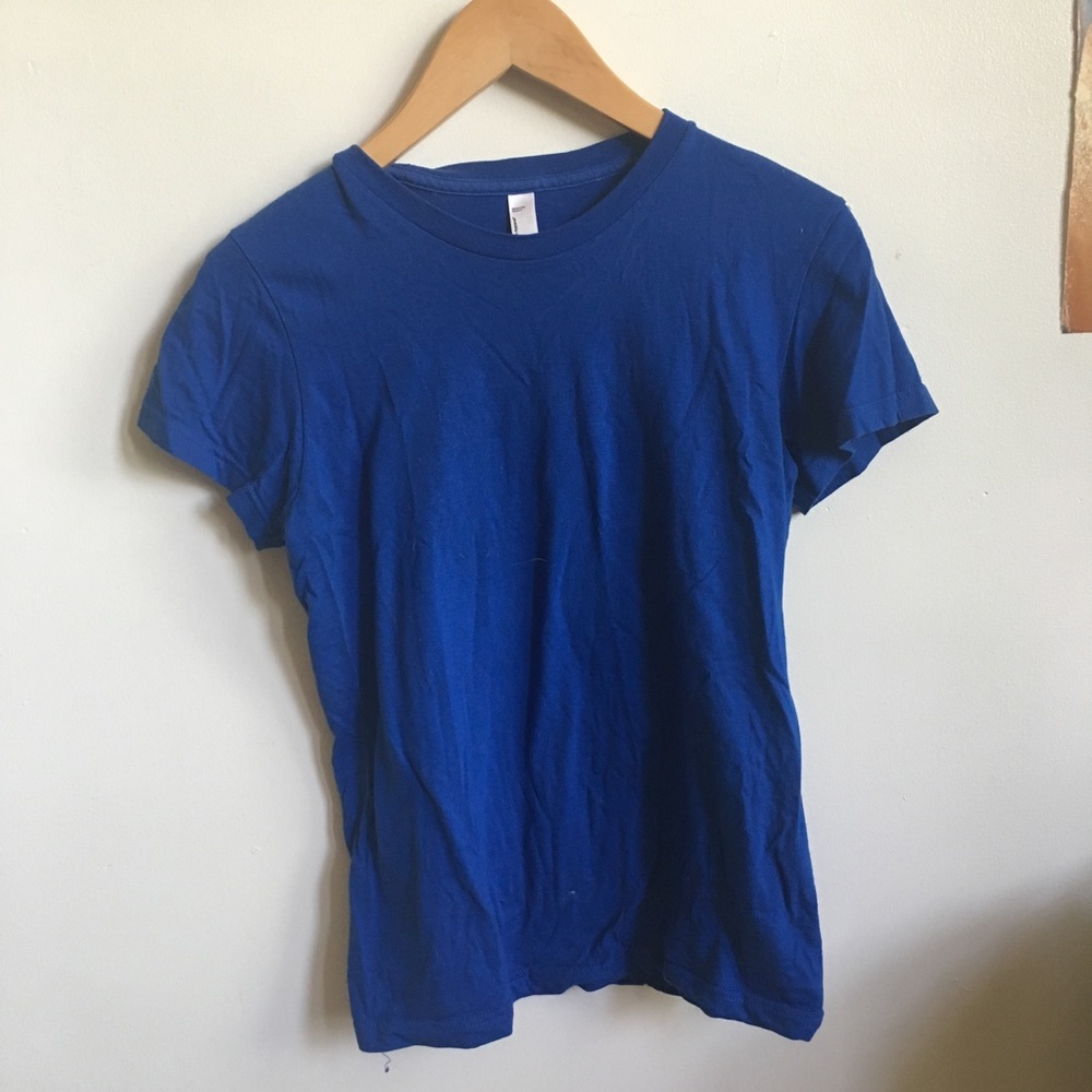 American Apparel royal blue t-shirt