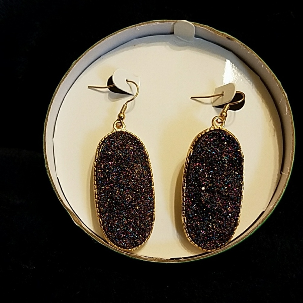 Druzy earrings