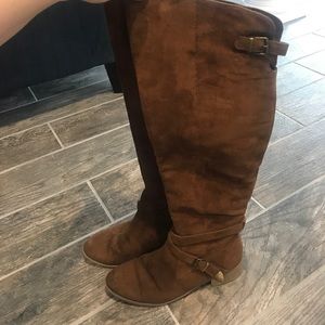 Suede Over the Knee Boots