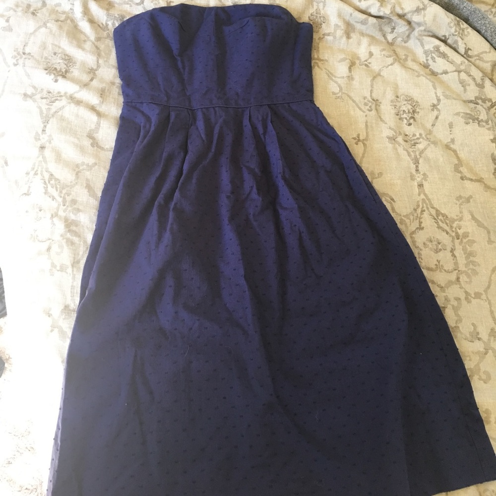 Strapless jcrew dress