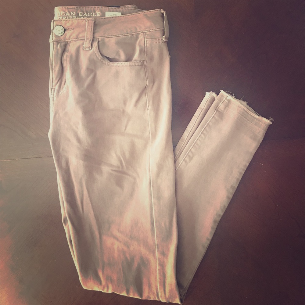 American Eagle Purple Jeggings.