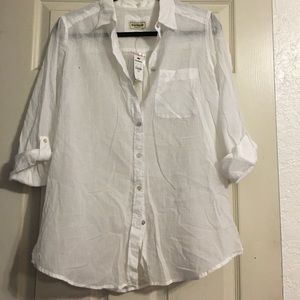 Express White Portofino Shirt