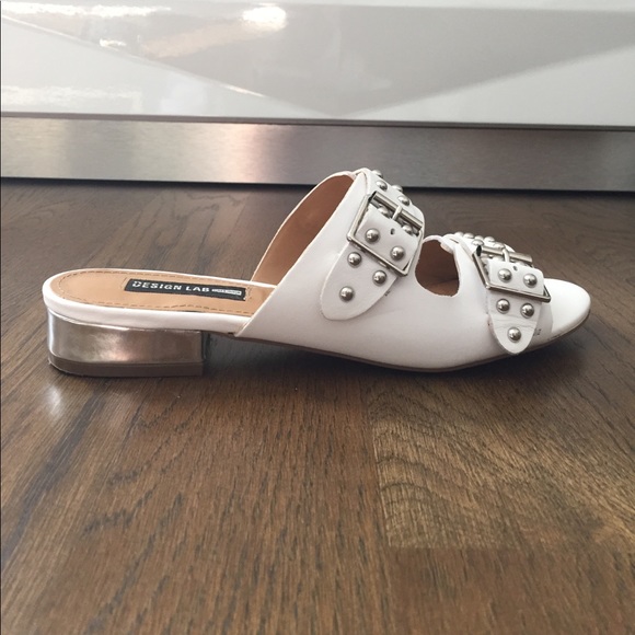 Studded White Sandals - Picture 2 of 5