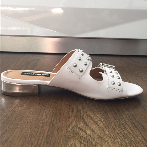 Studded White Sandals - Picture 3 of 5