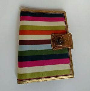 Satin and leather Coach Planner