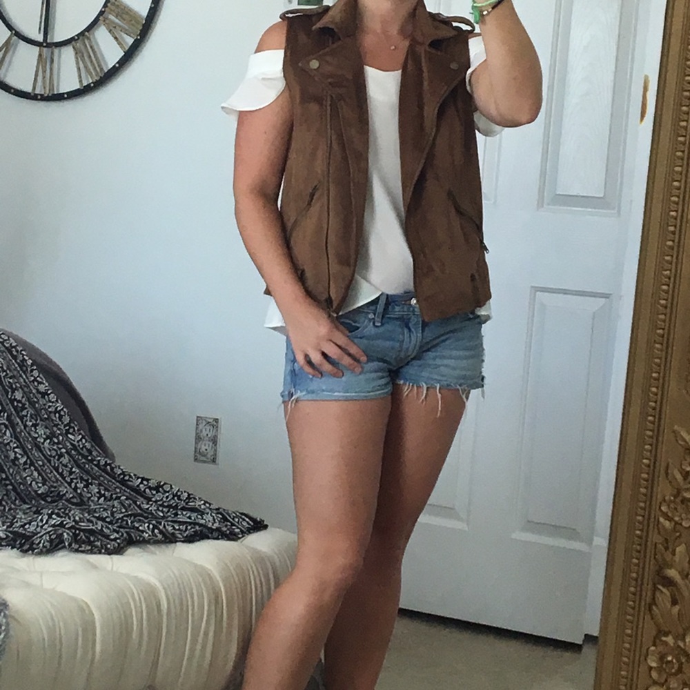 Suede Vest