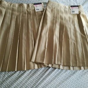 Uniform skirts for girls.