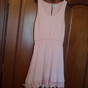 Express Blush sleeveless dress
