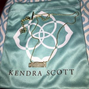 Kendra Scott Drusy Bar necklace