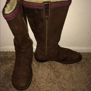 Leather Ugg boots