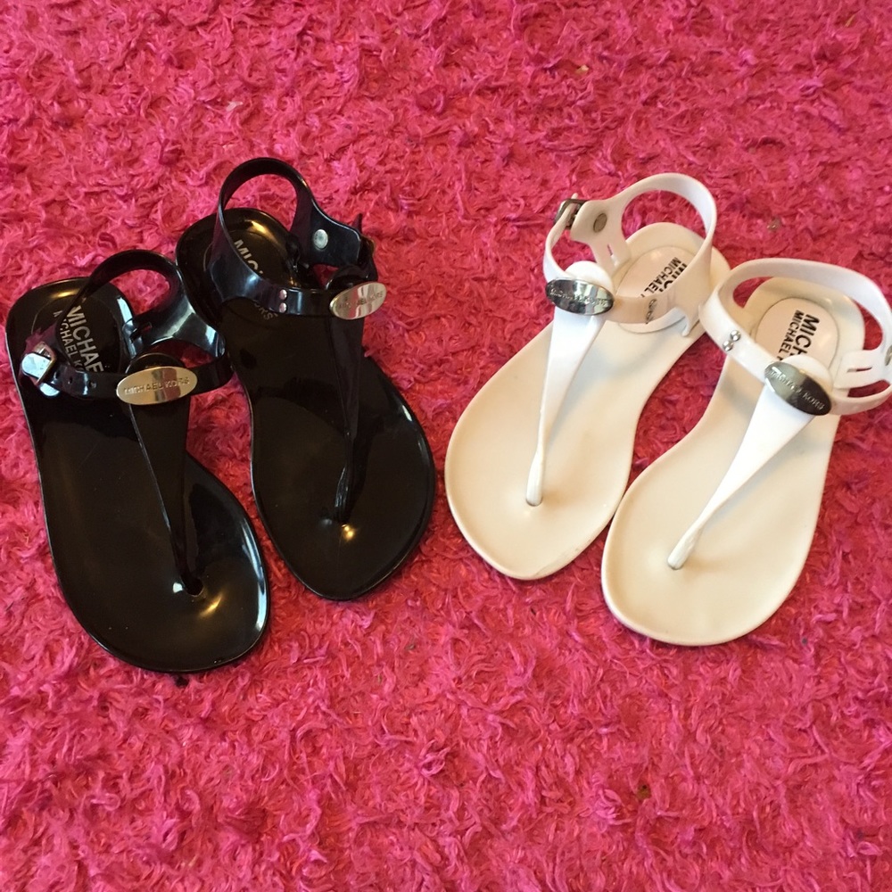 Michael Kors Kids Black Jellies