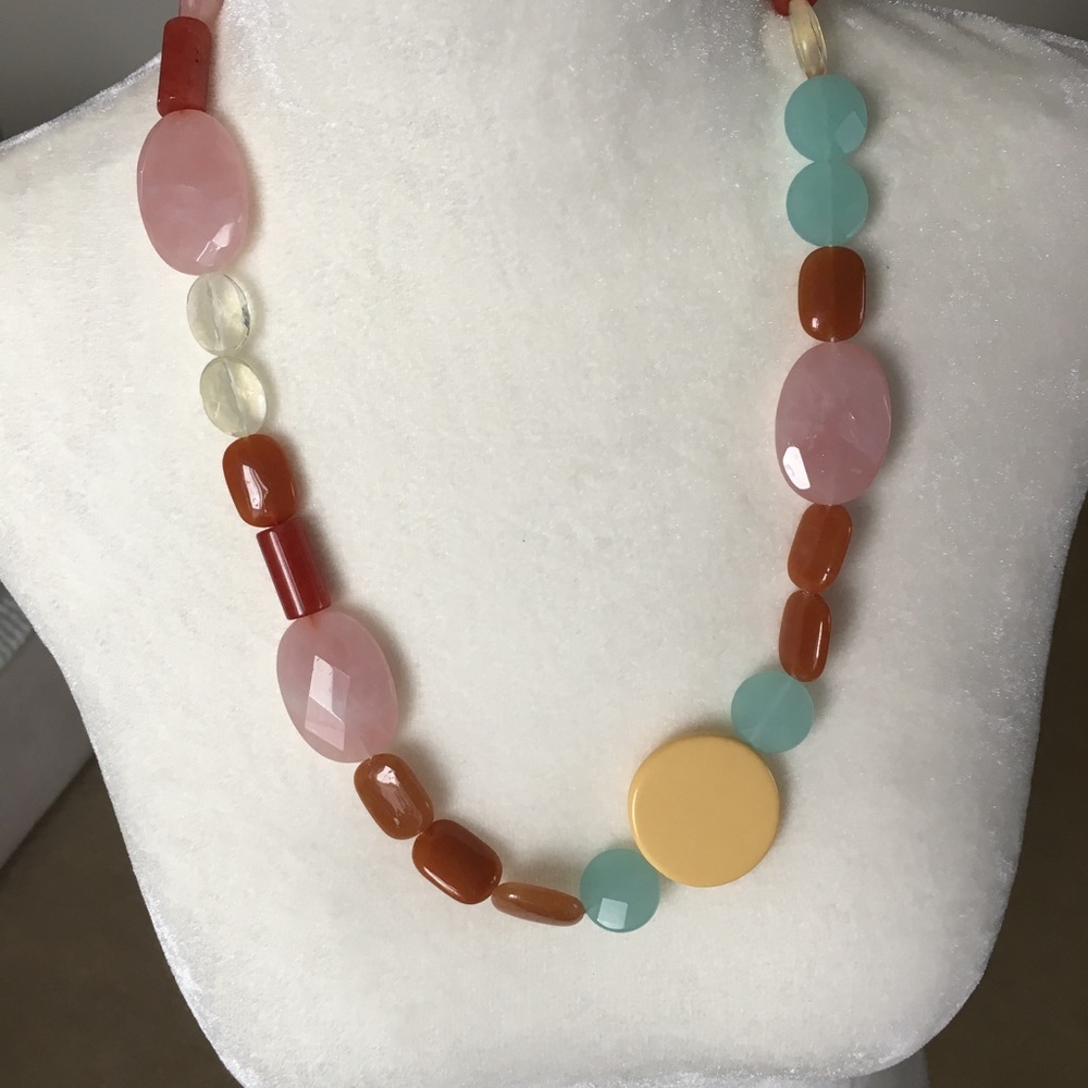 Anthropologie stone necklace