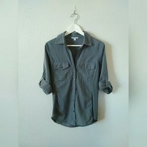 NWOT - James Perse Contrast Panel button down (L)