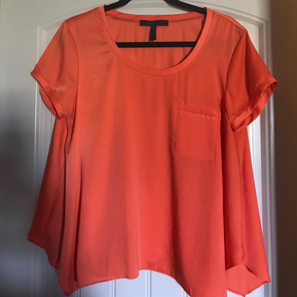 BCBG Orange Top
